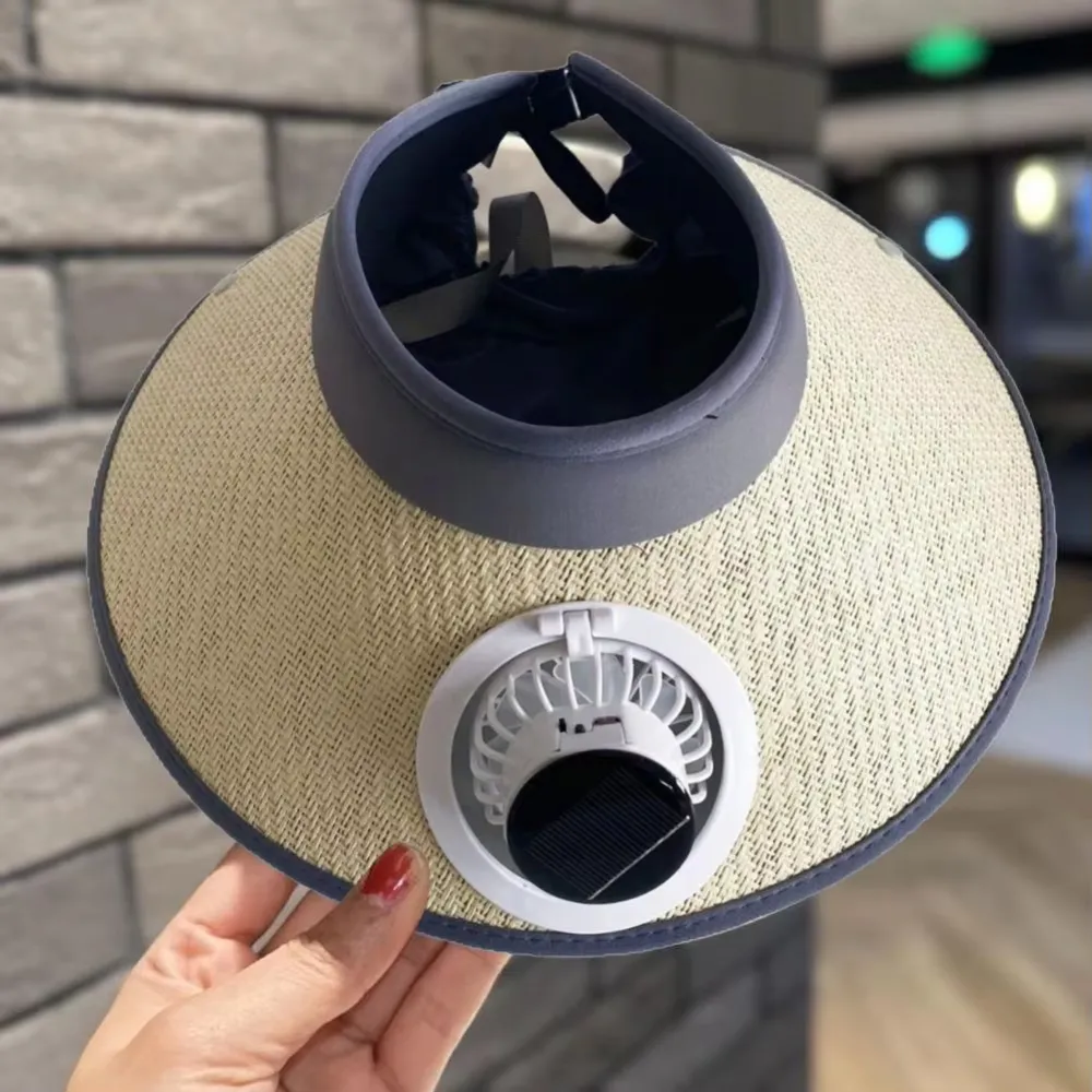 Solar-Powered Fan-Equipped Durable Fisherman'S Hat