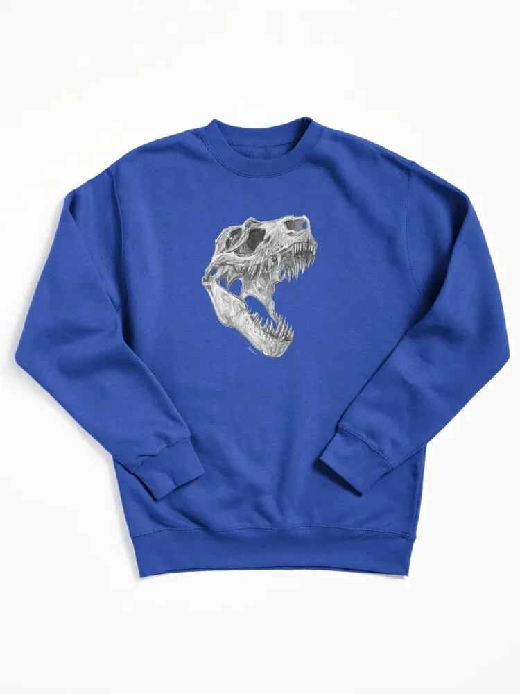 T-rex Skull Pullover Sweatshirt