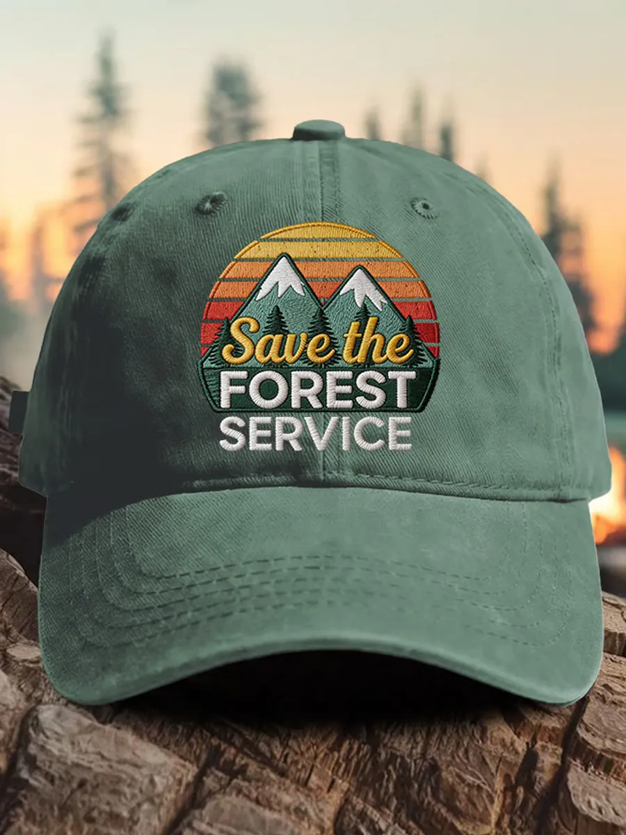 Unisex Resist Save The Forest Service Hat
