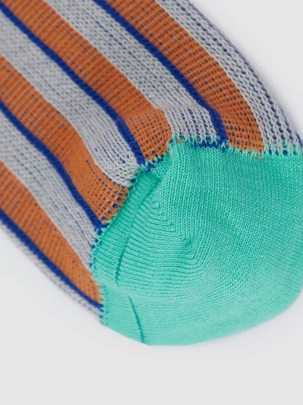 Vibrant Multi-Stripe Socks