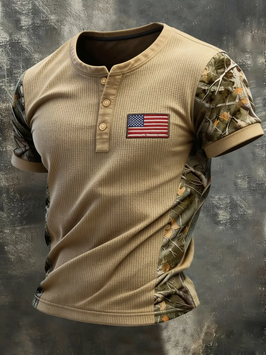 Retro American 250th Anniversary Art Men's T-Shirt