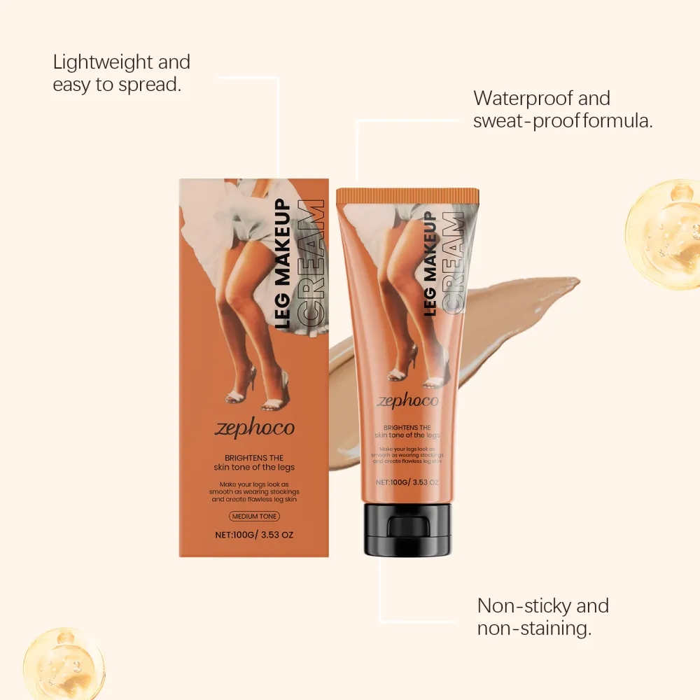 Zephoco Body Concealer Care Cream: A daily moisturizing cream that evens out leg and body skin tone, suitable for all seasons, and provides nourishment.-A8