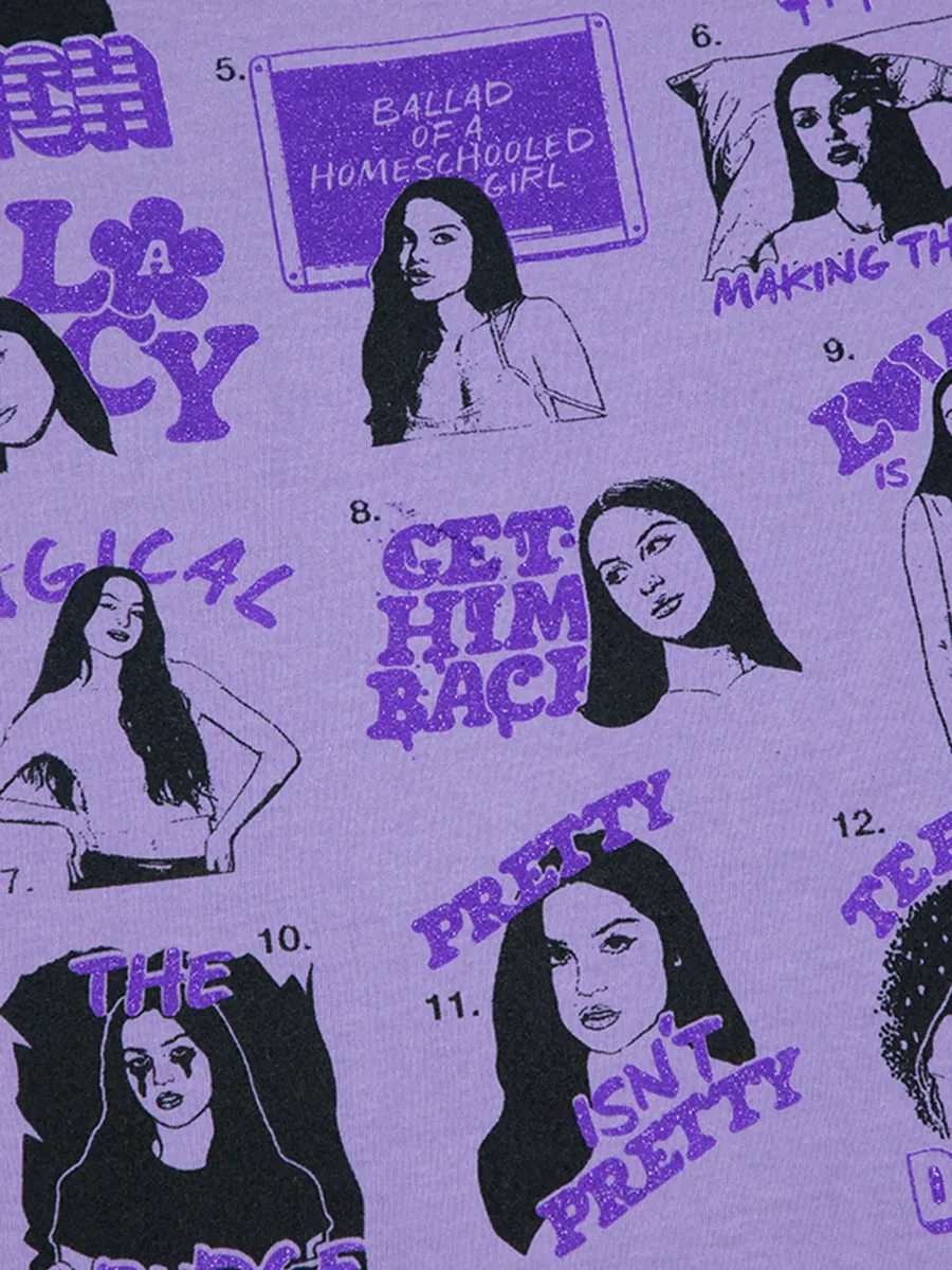 GUTS World Tour Tracklist T-Shirt In Purple