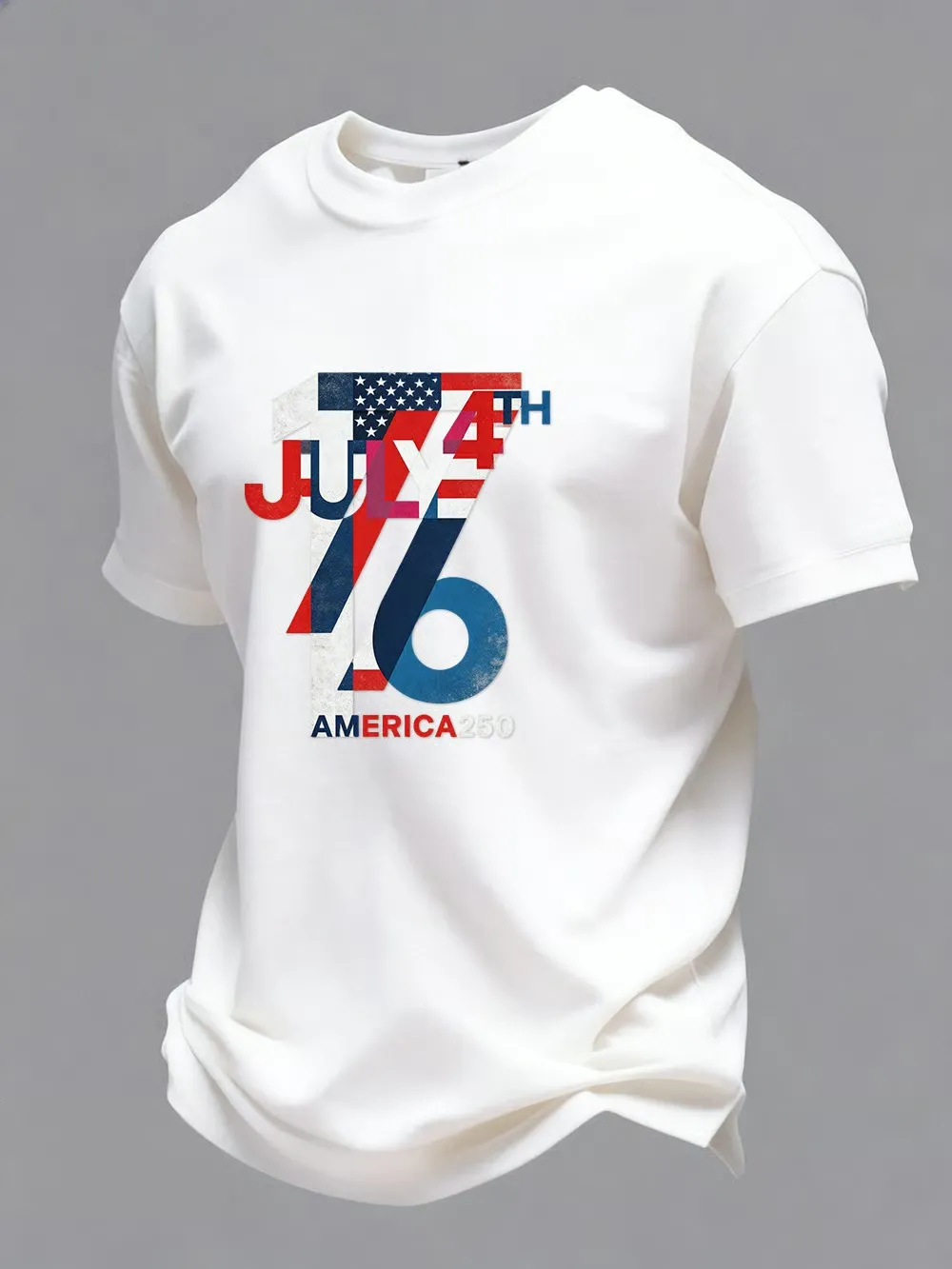 Men's U.S. 250th Anniversary Crew Neck Short-Sleeve T-Shirt