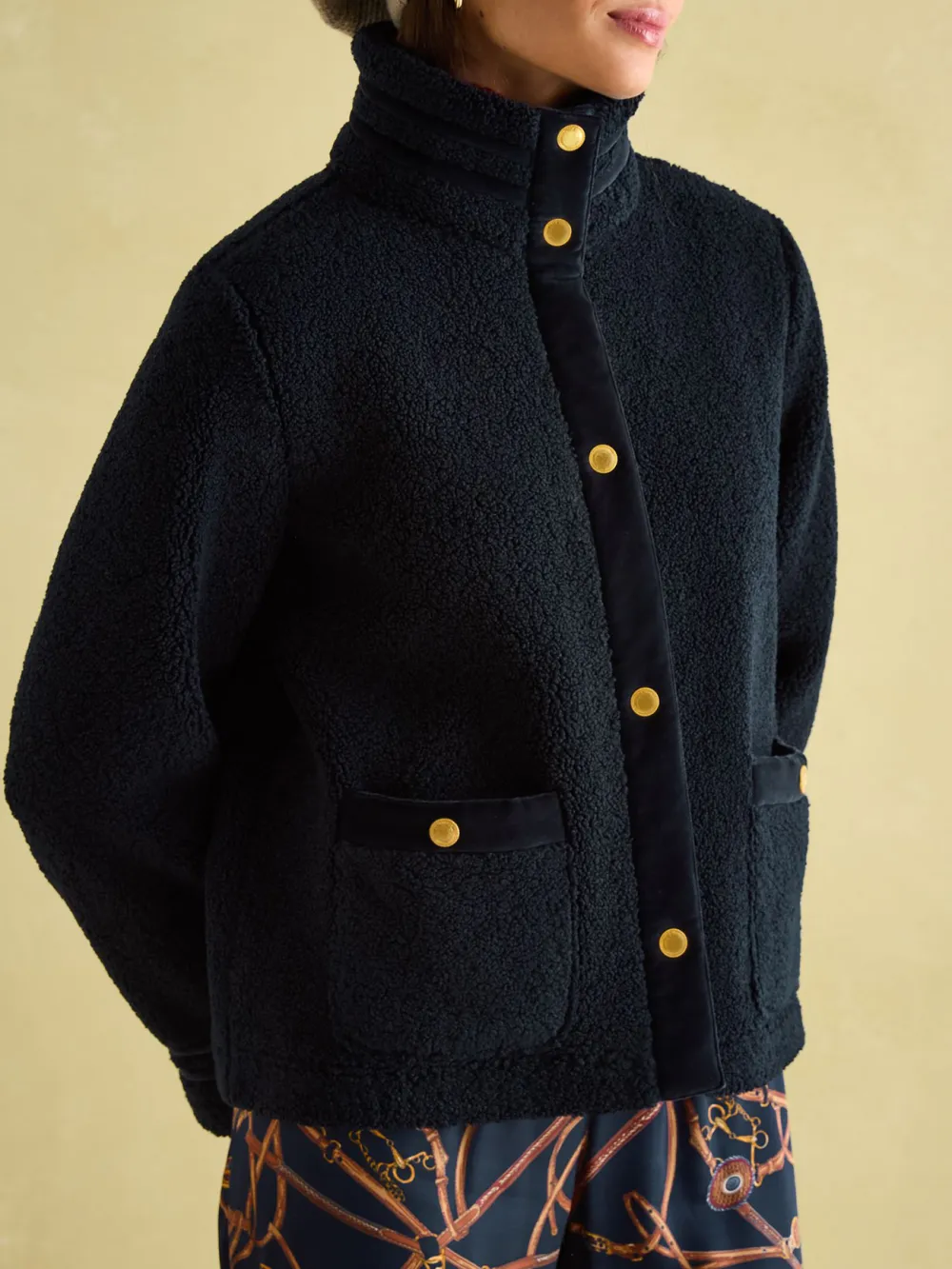 Navy Fleece Jacket