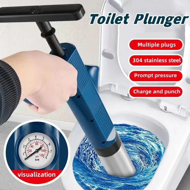 Toilet & Drain Unblocking Plunger