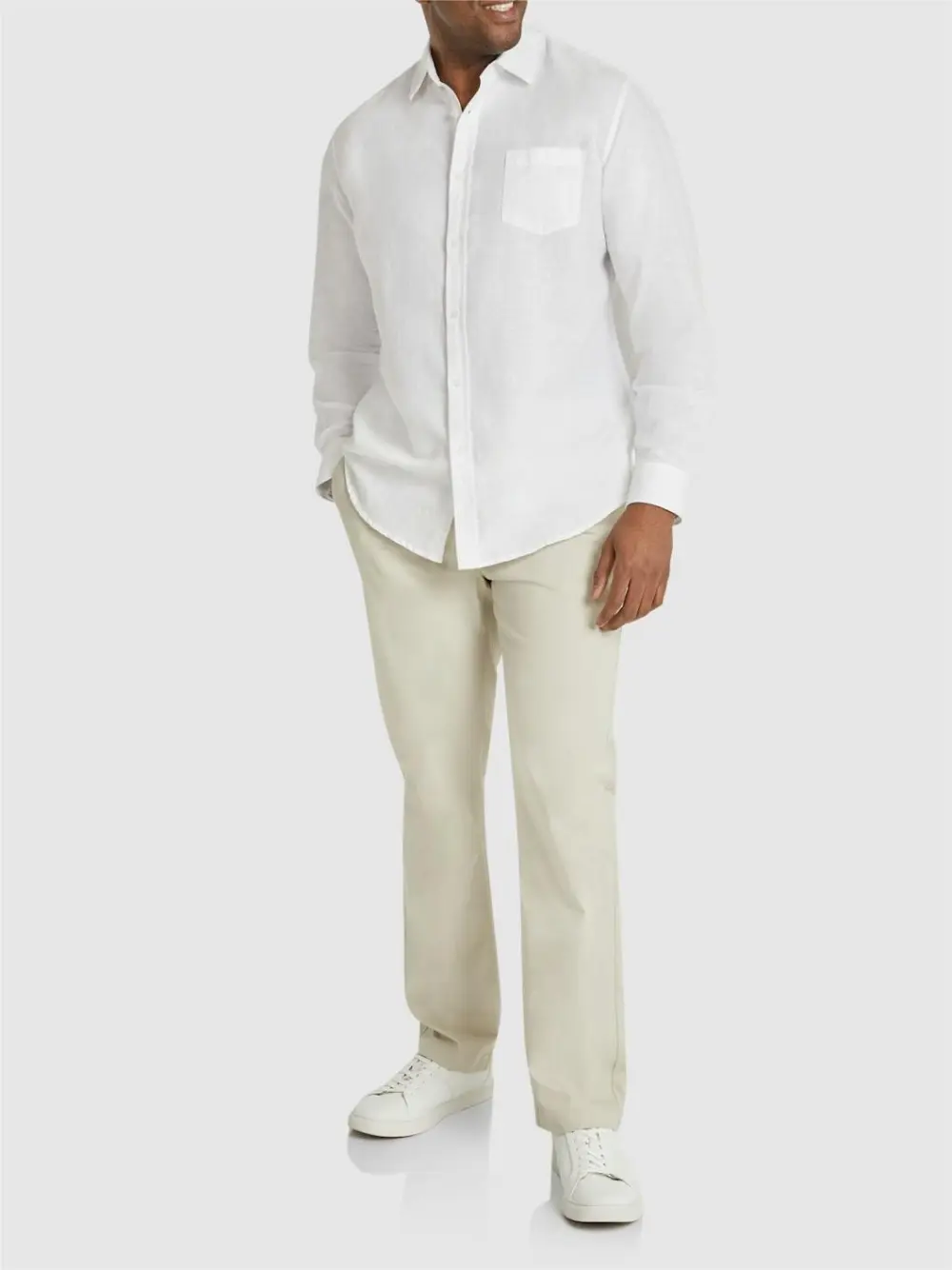 Classic Stretch Twill Chinos Pants