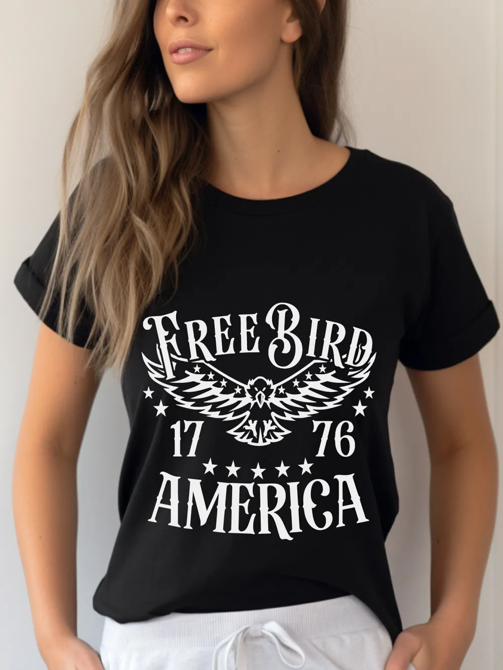 Retro Eagle Design T-Shirt
