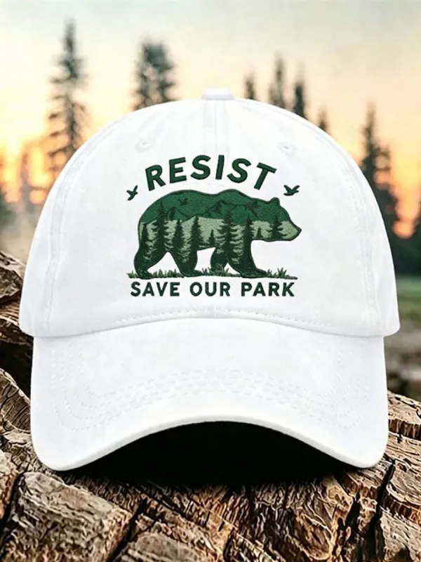 Unisex Resist Save The Forest Service Hat