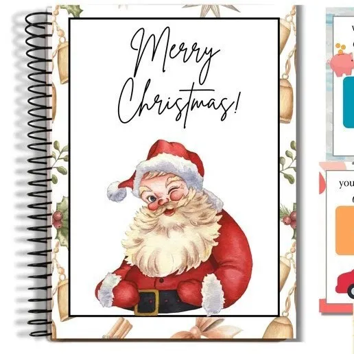 Christmas Gift Card Book Diy Spiral Bound Gift Card Book