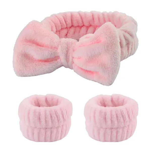 3pcs/set Face Wash Wristband Headband Set