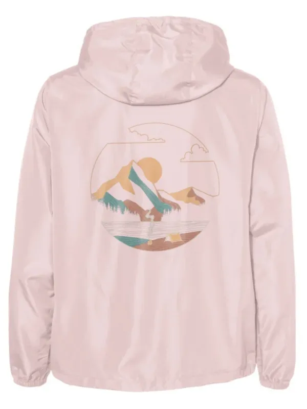 Mountain Camping Print Jacket