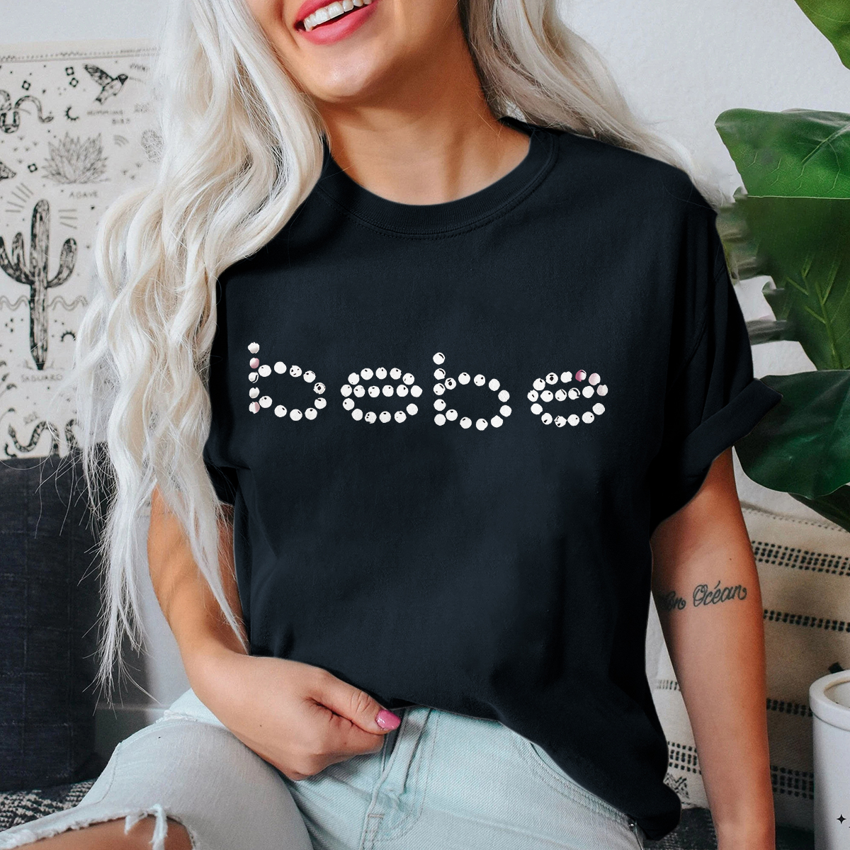 Crew Neck Casual Style T-Shirt