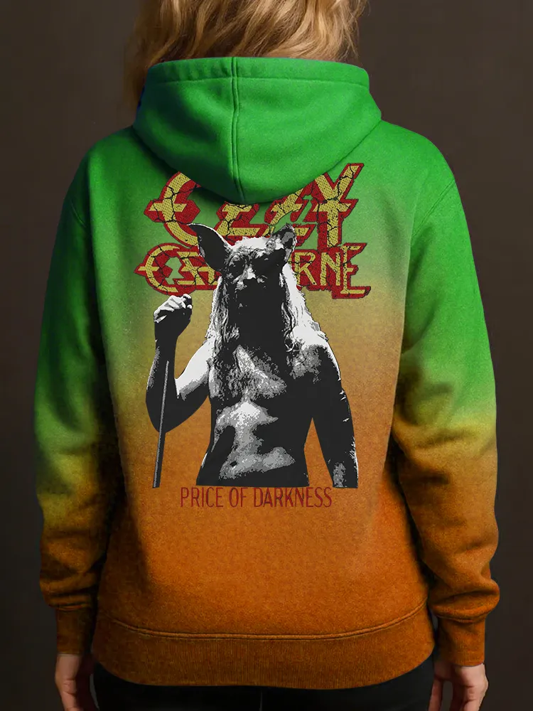 Women 's Gothic Print Daily Hoodie