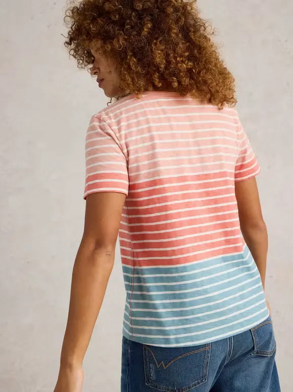Casual Style Multicolor T-Shirt
