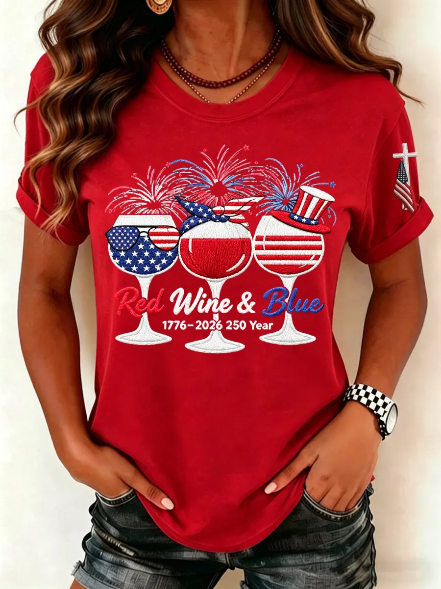 Women's American 250th Anniversary Printed T-Shirt