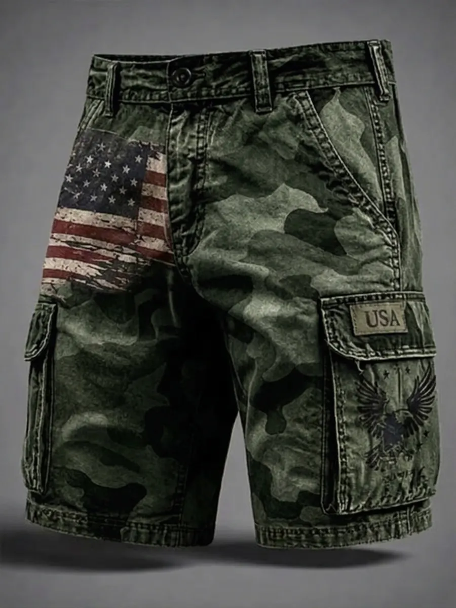 Men's America 250th Anniversary Shorts With Pockets