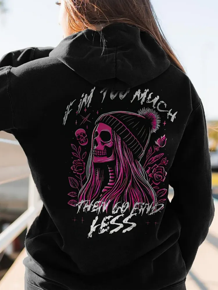 Gothic Double-Sized Graphic Hoodie