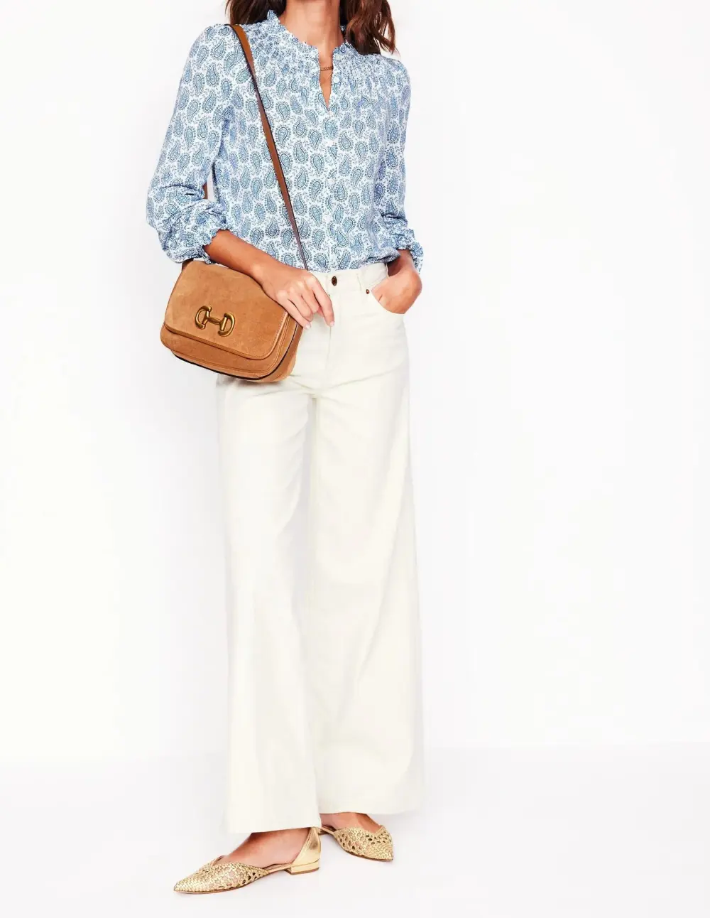 Fay Smocked Jersey Shirt