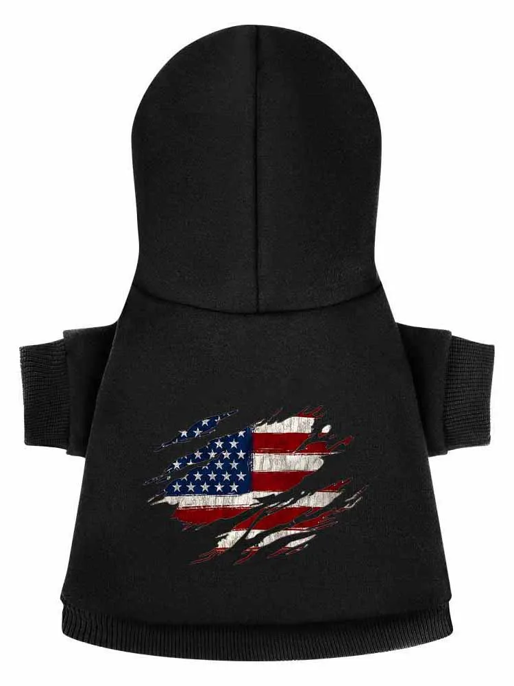 Pet Clothes With National Flag Prints