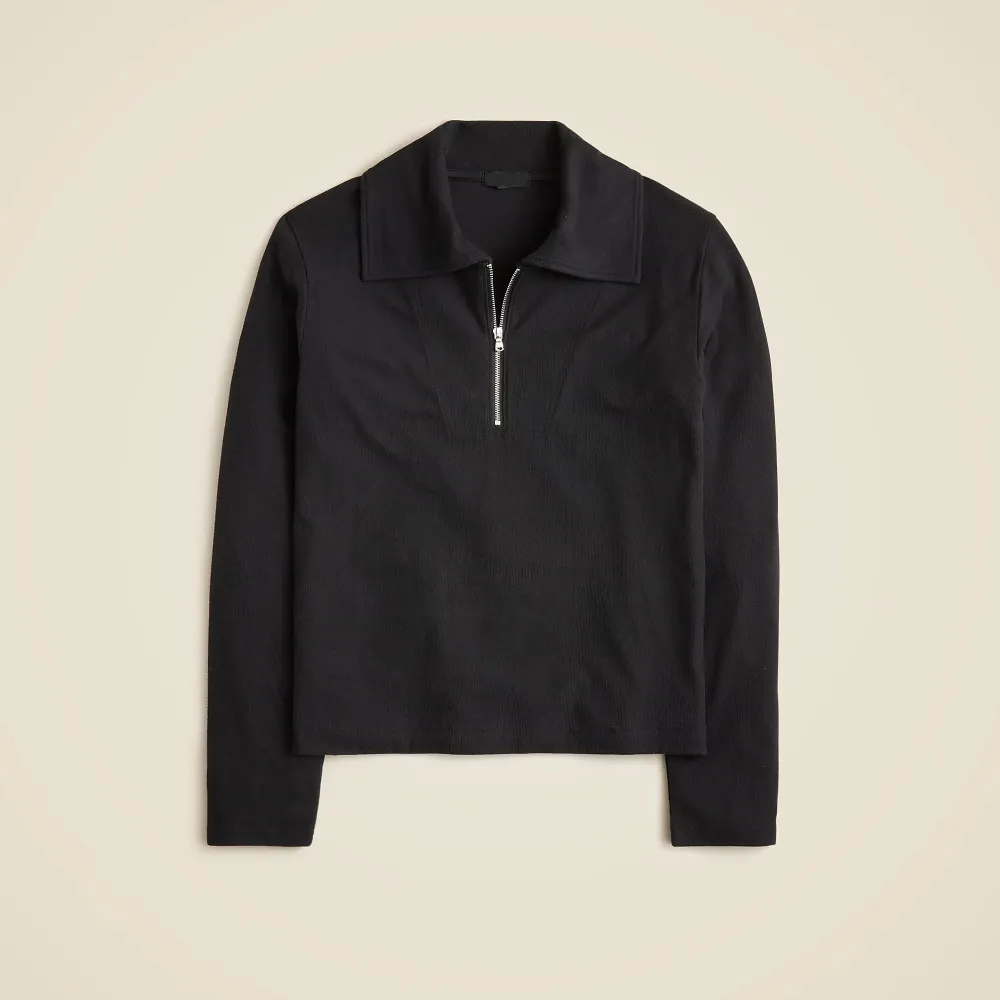 Soft Rib Quarter-Zip Sweatshirts