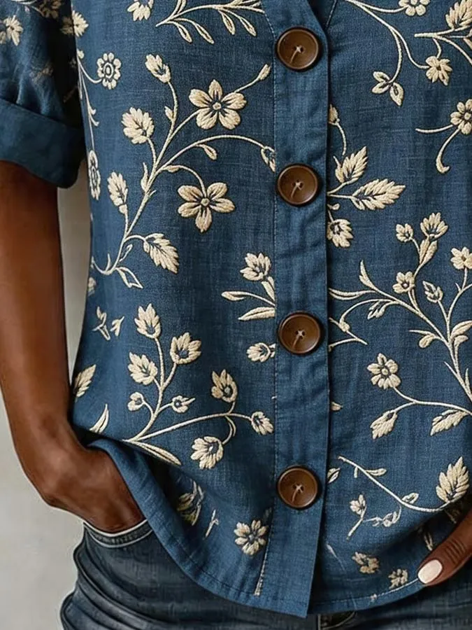 Women's Casual Printed Top