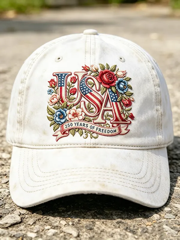 250th Anniversary Embroidered Duck Tongue Hat in the United States