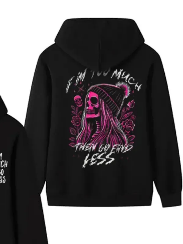Gothic Double-Sized Graphic Hoodie