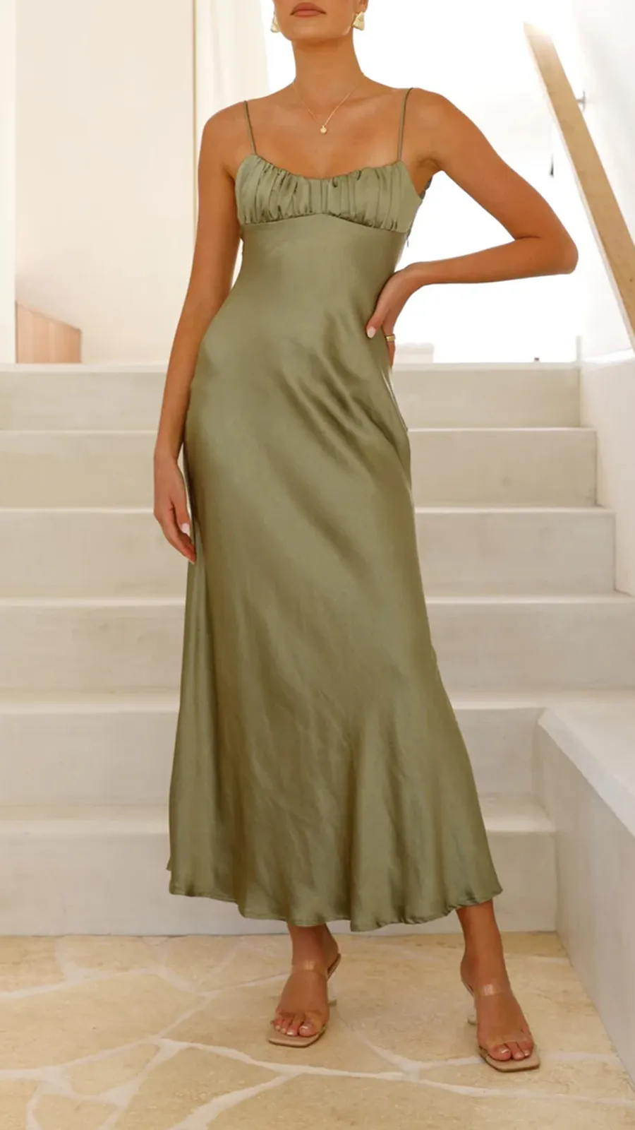 Open Back Sexy Maxi Dress