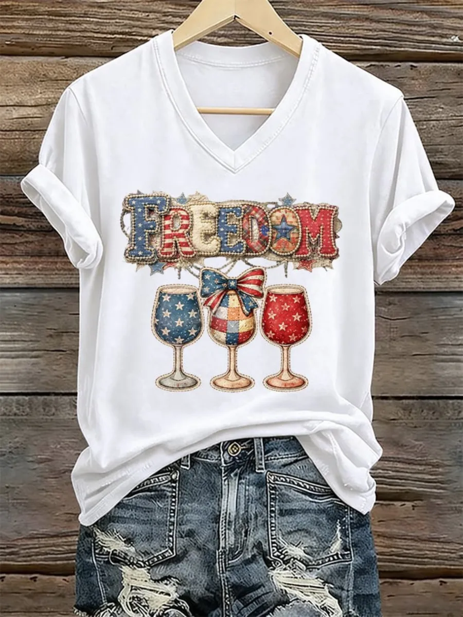 Women's American 250th Anniversary Printed T-Shirt
