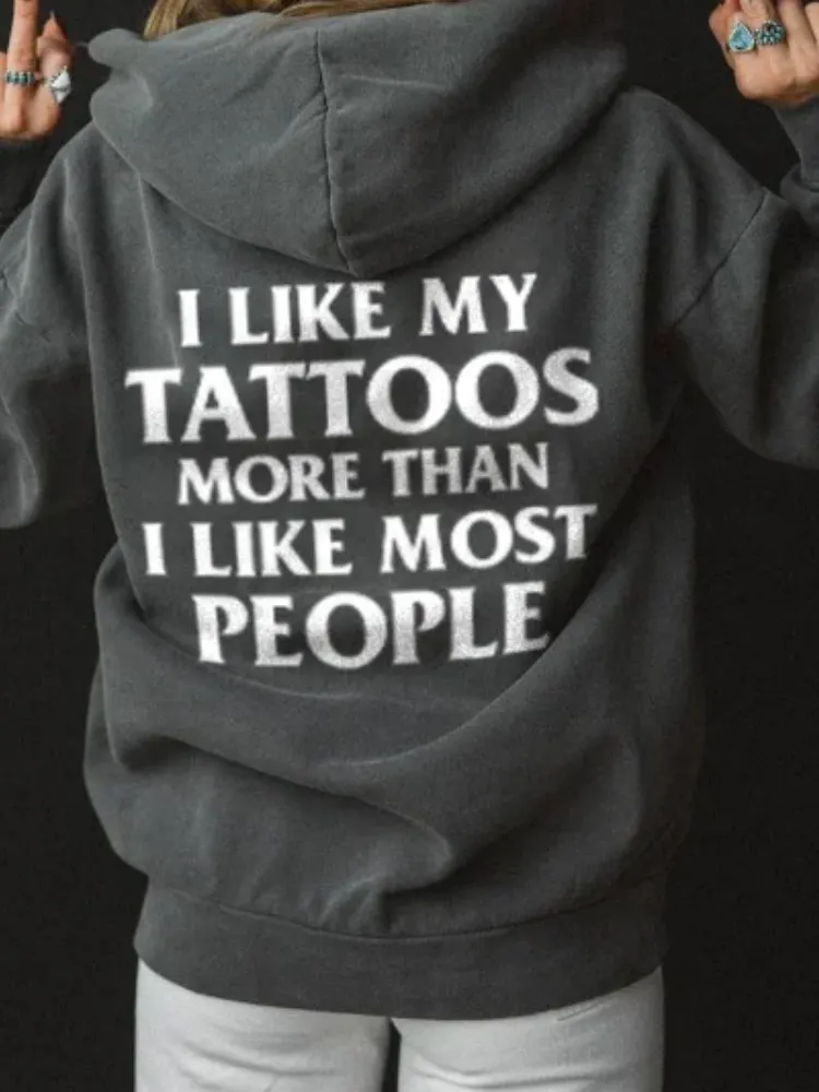 Casual Tattoo-Lover Pullover