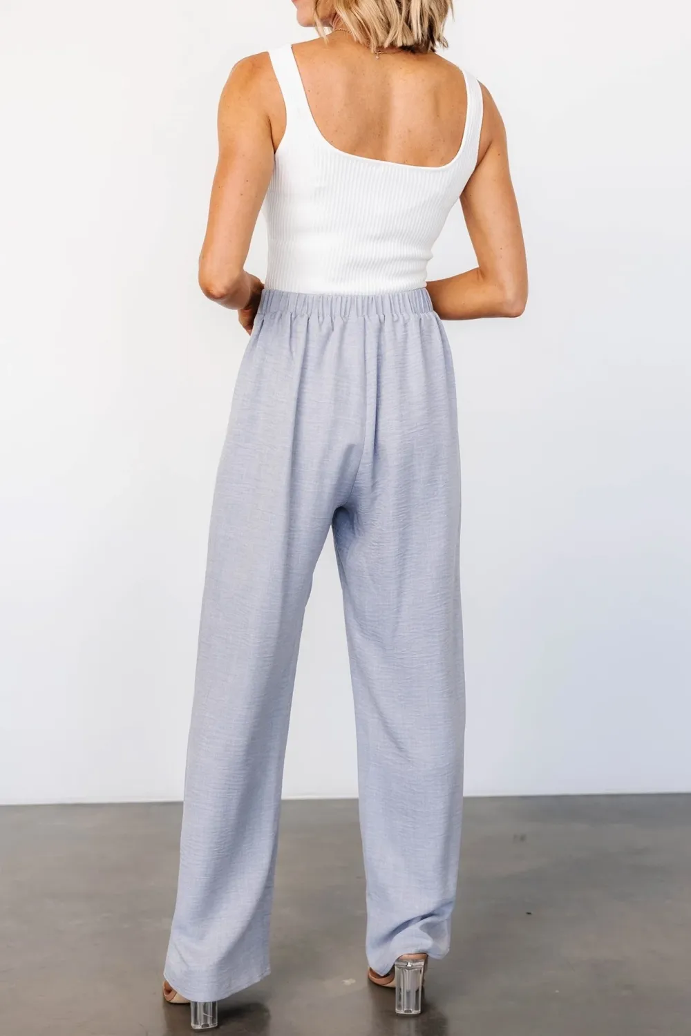 Soft And Comfortable Breathable  Blue Gray Pants