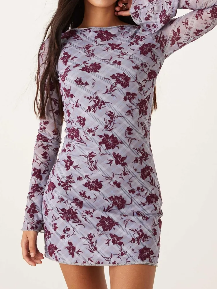 Boat Neck Slim Fit Dress