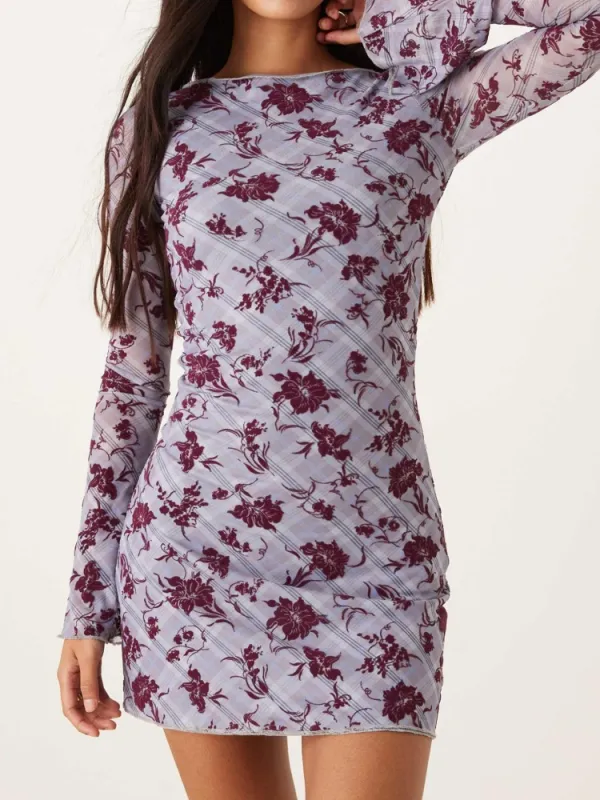 Boat Neck Slim Fit Dress