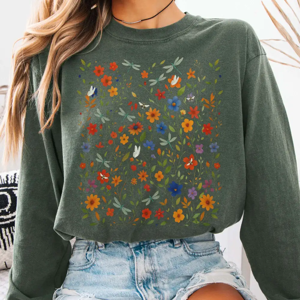 Wildflowers Long Sleeve Shirt