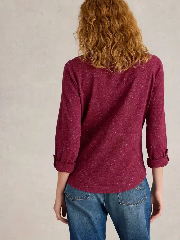 Lapel Sparkle Shirt