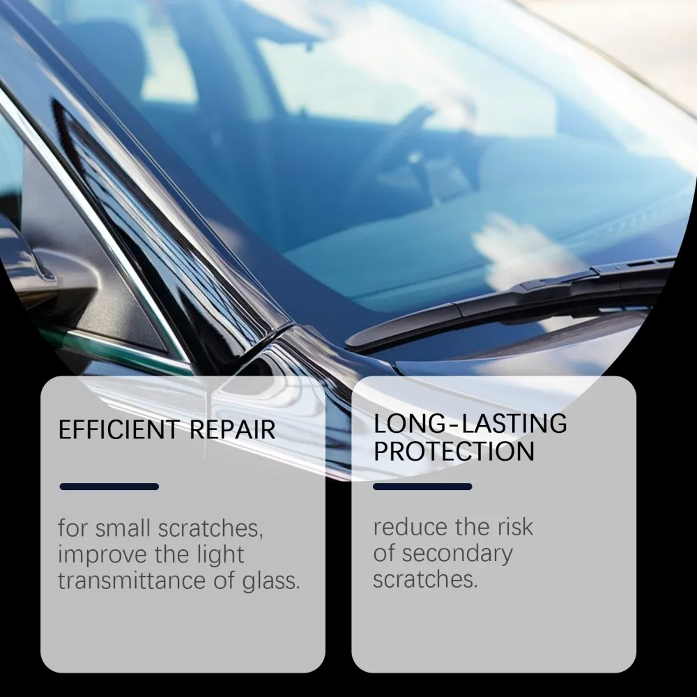 Windshield scratch repair agent