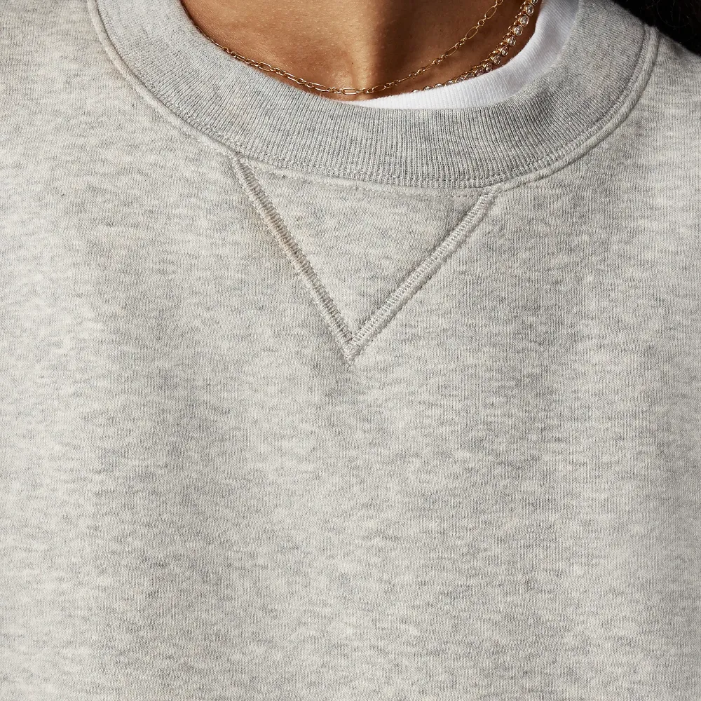 Fleece Oversized Crewneck Sweatshirts