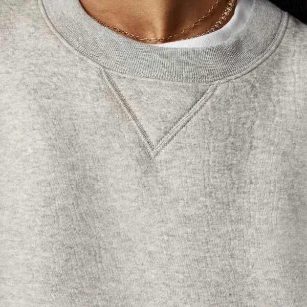 Fleece Oversized Crewneck Sweatshirts