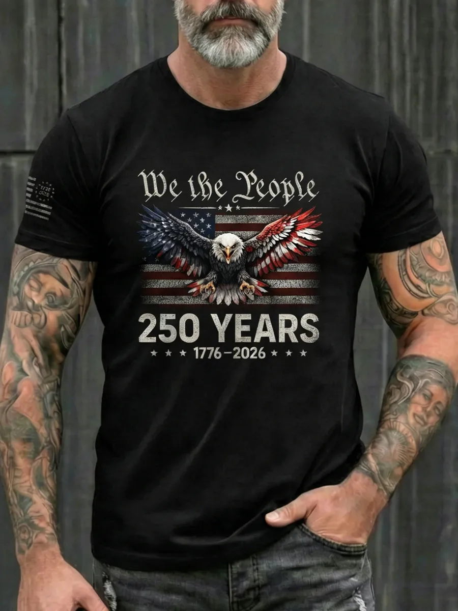 We The People 250 Years Shirt – USA Flag Independence 1776–2026 Tee