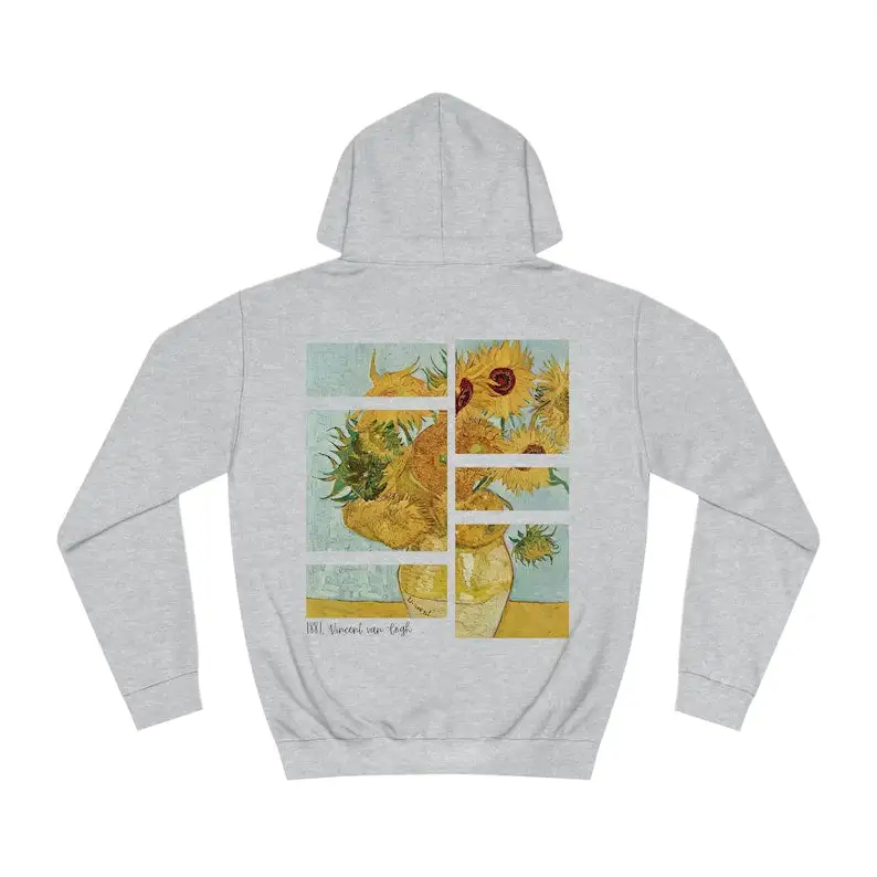 Sunflowers Hoodie  Art Retro Vintage Hoodie