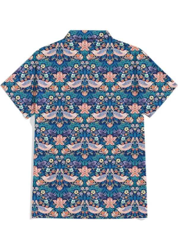 Berry Bandit In Gorgeous Garden - 100% Cotton Shirt