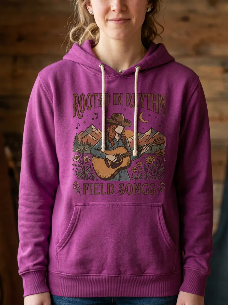 Cowgirl Women's Country Music Pullover Hoodie
