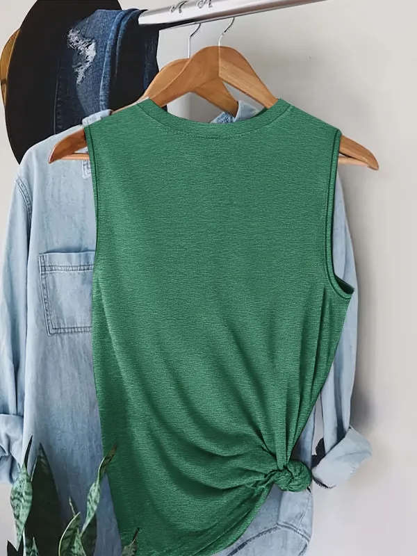 Women's Minimalist Animal Print Tank Top