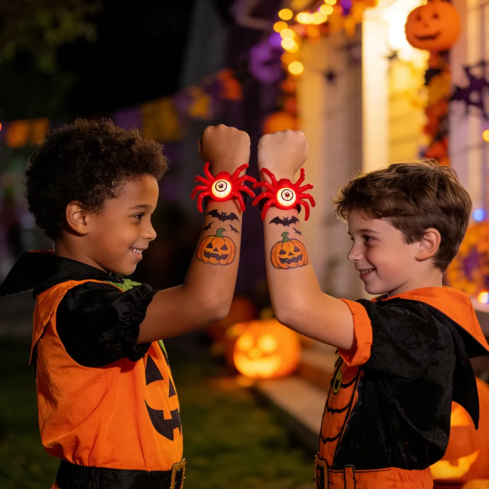 Halloween Halloween Glowing Light Spider Watch