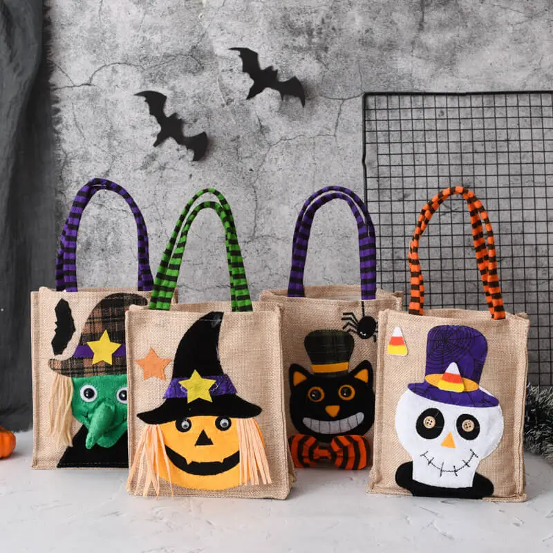 Tote bag Candy bag Halloween pumpkin bag
