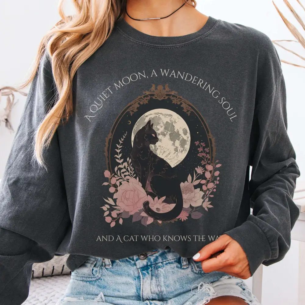 The Cat Who Knows The Way Long Sleeve Tee