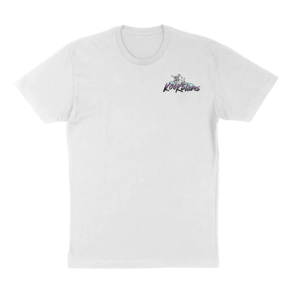 Wave Graphic Round-Neck T-Shirt