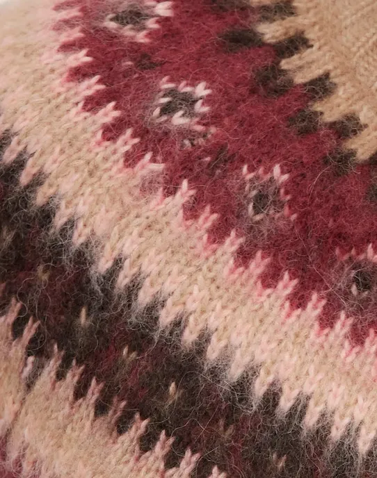 Alpaca-Blend Art Graphic Sweaters