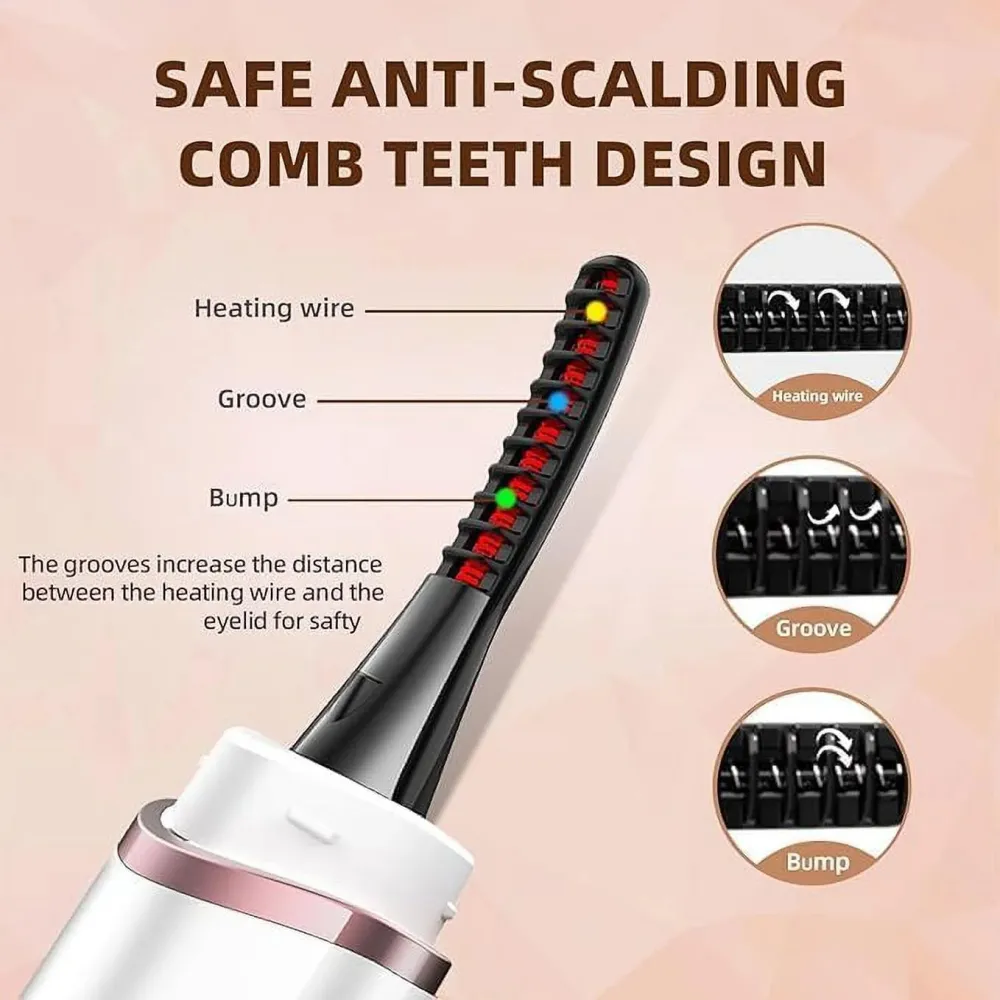 Eight-Second Rapid Heating Electric Eyelash Warmer